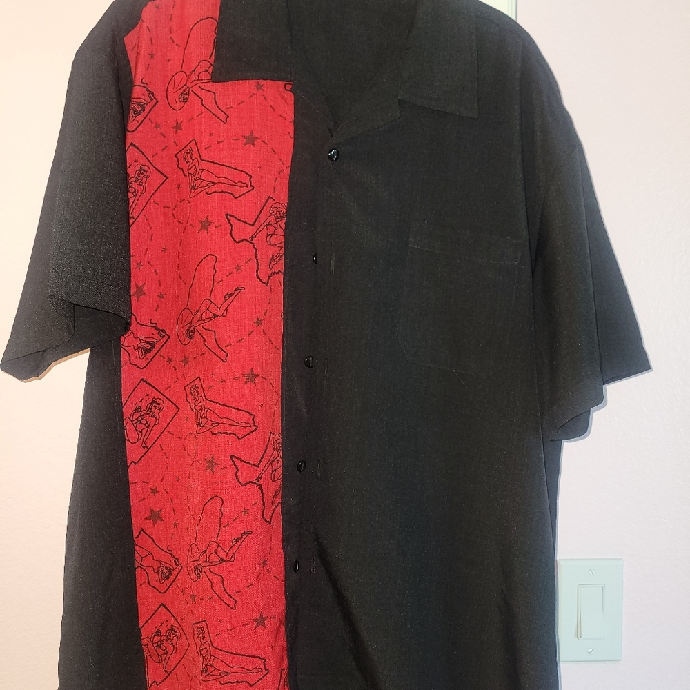 XL Mens Rock Steady Bowling Shirt